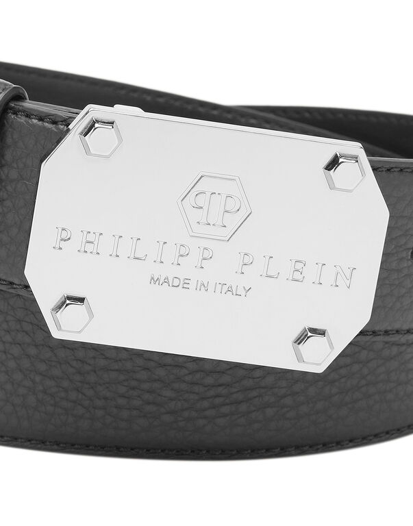 Leather Belt Iconic Plein