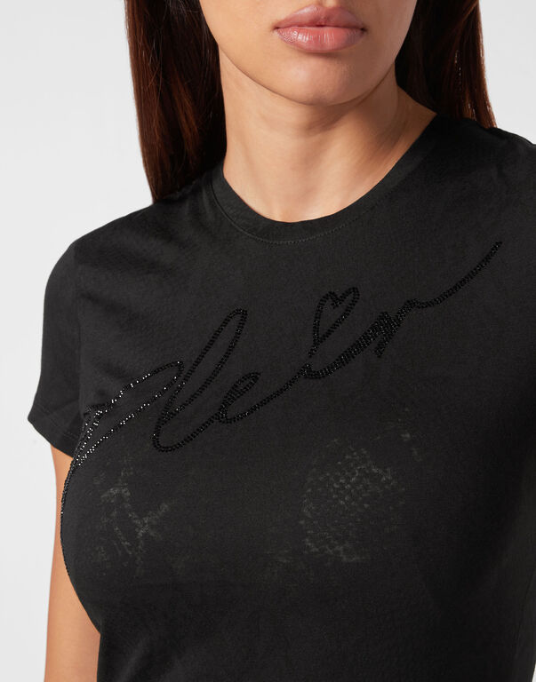 T-shirt Round Neck Sexy Pure Fit Signature
