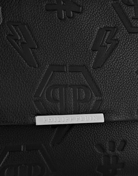 Leather maxi Shoulder Bag Monogram