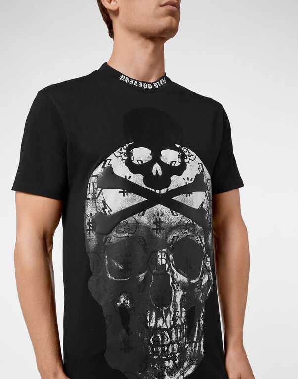 T-shirt Round Neck SS print Skull