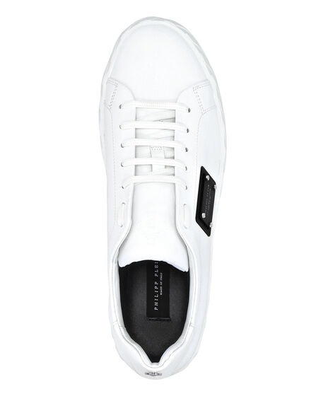 Rubber Leather Lo-Top Sneakers Iconic Plein