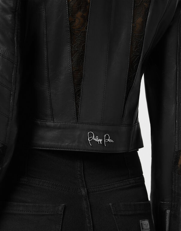 Leather Jacket Lace