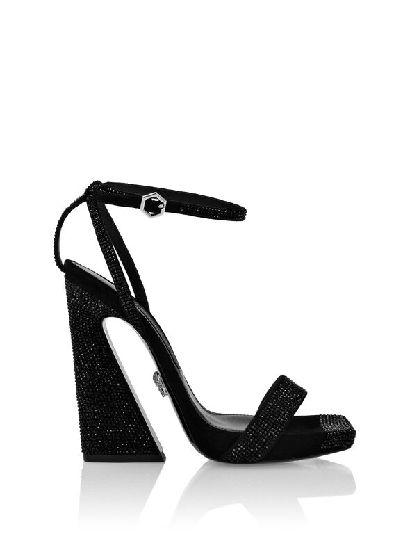 Ankle Strap Suede Sandals