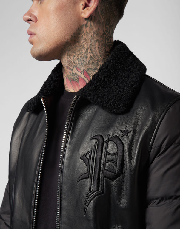 Leather Jacket  Gothic Plein