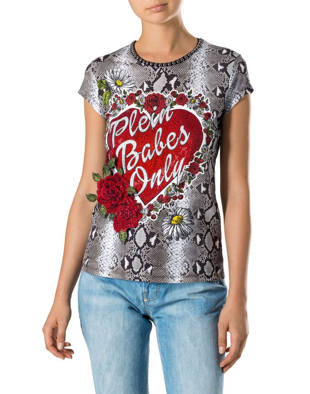 T-shirt Round Neck SS "Plein babes only"
