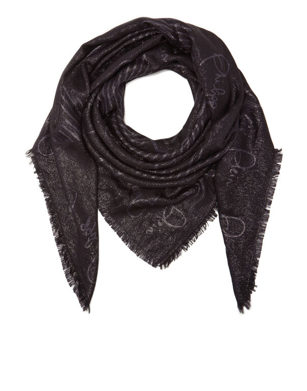 Square Scarf "Skull and Stars"