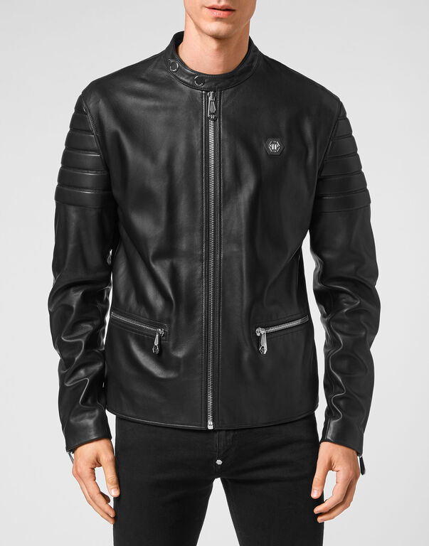 Leather Moto Jacket Dobermann