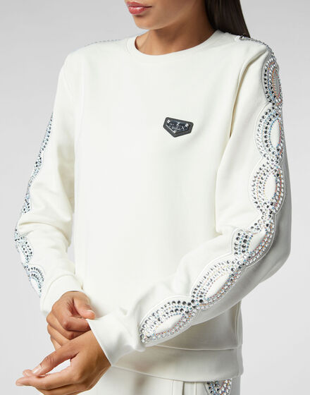 Sweatshirt LS Crystal Cable