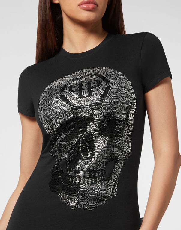 T-shirt Round Neck Sexy Pure Fit 3D Skull