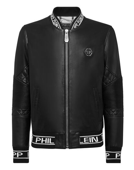 Leather Bomber Embroidery 3D PP1978