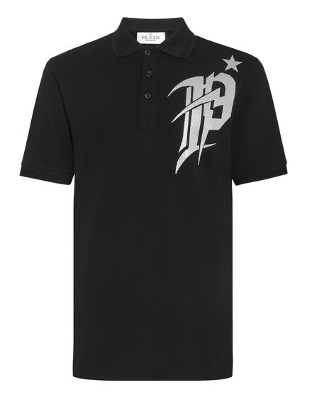 Polo shirt SS Gothic Plein with Crystals