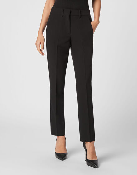 Satin Office Trousers