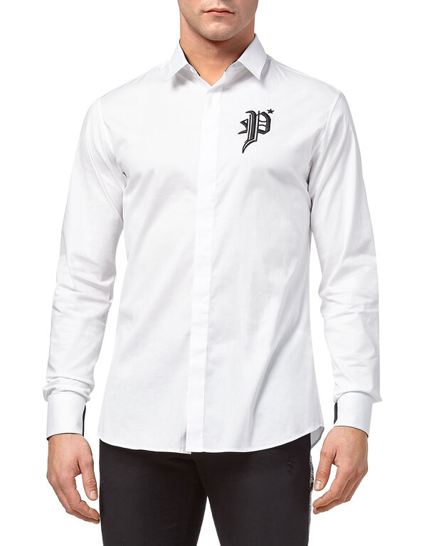 Shirt Platinum Cut LS "Gothic P"