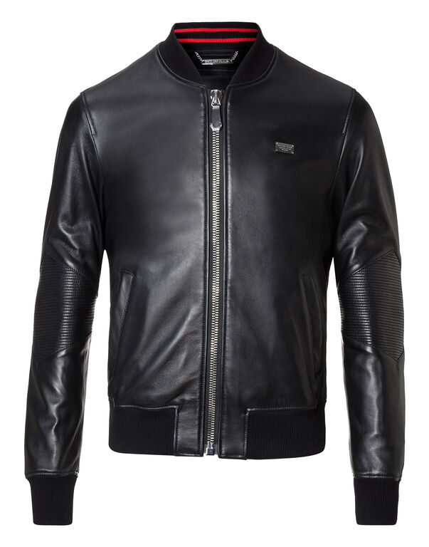 Leather Bomber "Tristan"