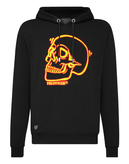 Hoodie sweatshirt Outline Skull