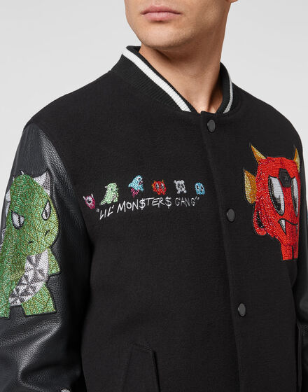 Varsity Bomber Monsters with Crystals