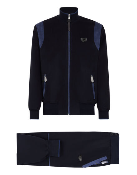Cashmere 10 Jacket/Trousers suede insert Iconic Plein