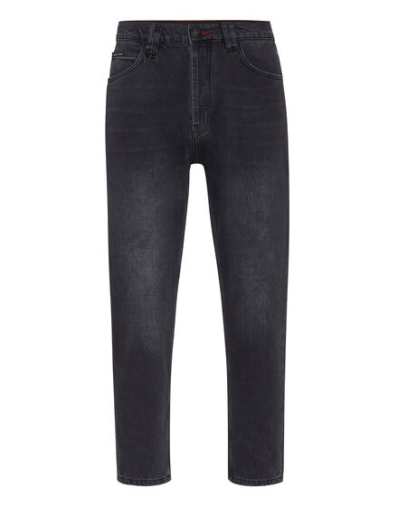 Denim Trousers Carrot Fit Iconic Plein
