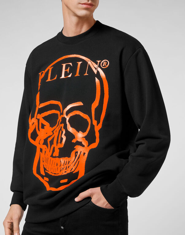 Sweatshirt LS Skull and Plein