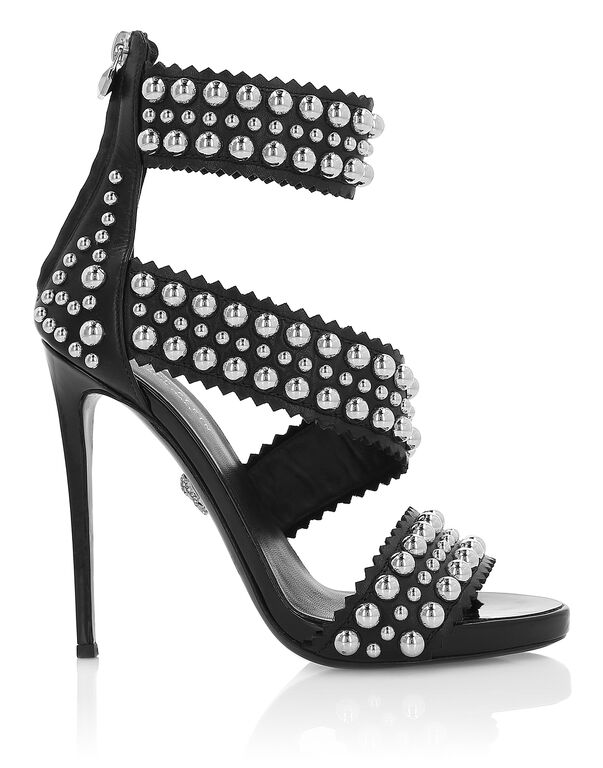 Sandals High Heels "Rounded Studs"