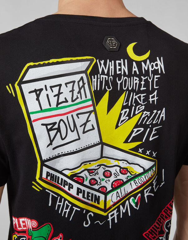 T-shirt Round Neck SS Pizza boy