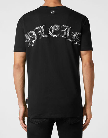 T-shirt Round Neck SS Paisley Gothic Plein