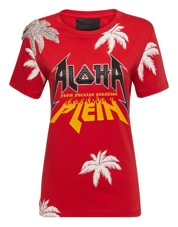 T-shirt Round Neck SS Aloha Plein