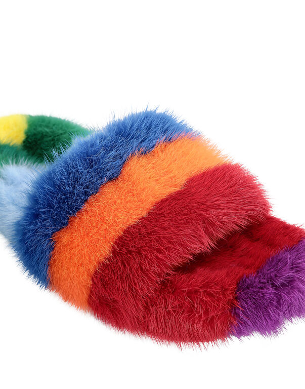 Colorful Fur Slipper  Luxury