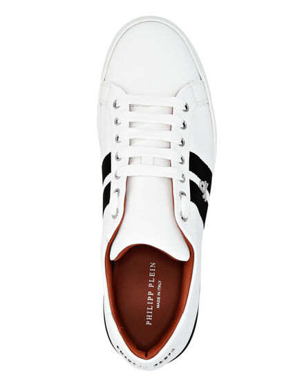 Leather Lo-Top Sneakers Stripes