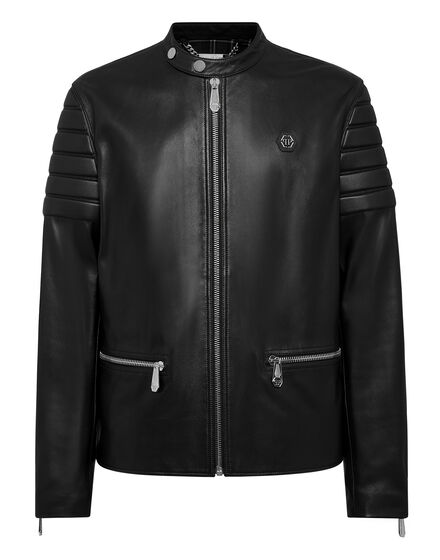 Leather Moto Jacket Dobermann