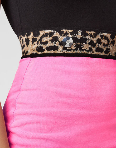 Knit Skirt Leopard