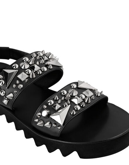 Leather Sandals  Studs