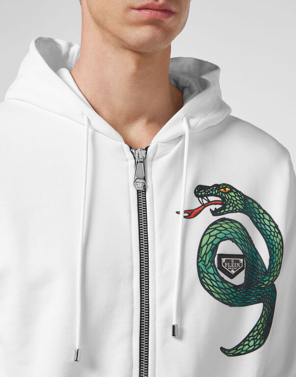 Hoodie Sweatjacket print Snake