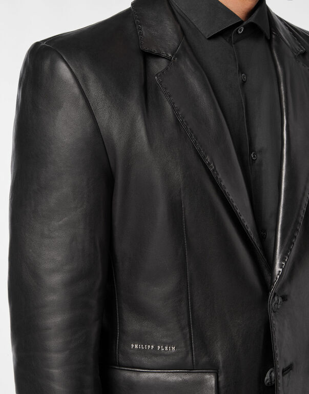 Leather Blazer