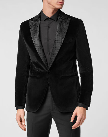 Velvet Blazer Lord Fit with Crystals
