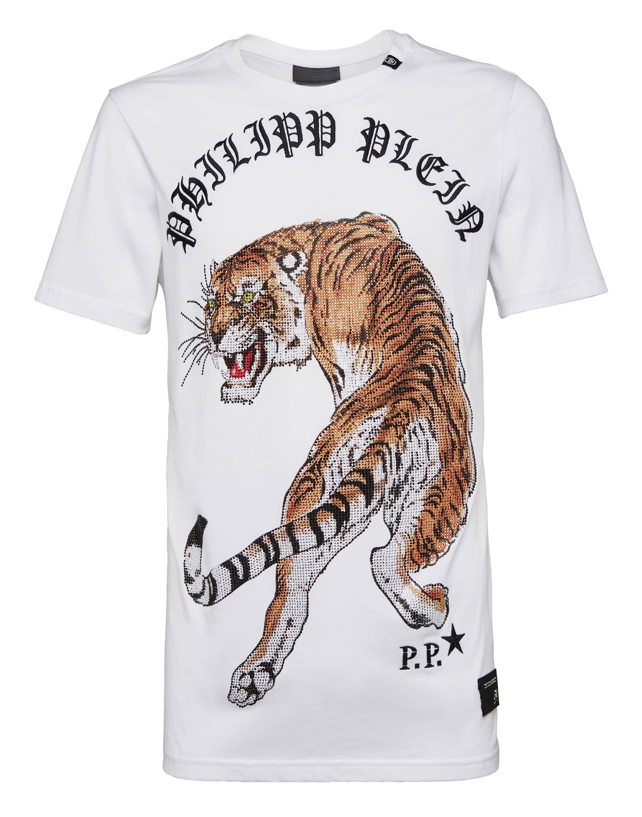 philipp plein t shirt tiger