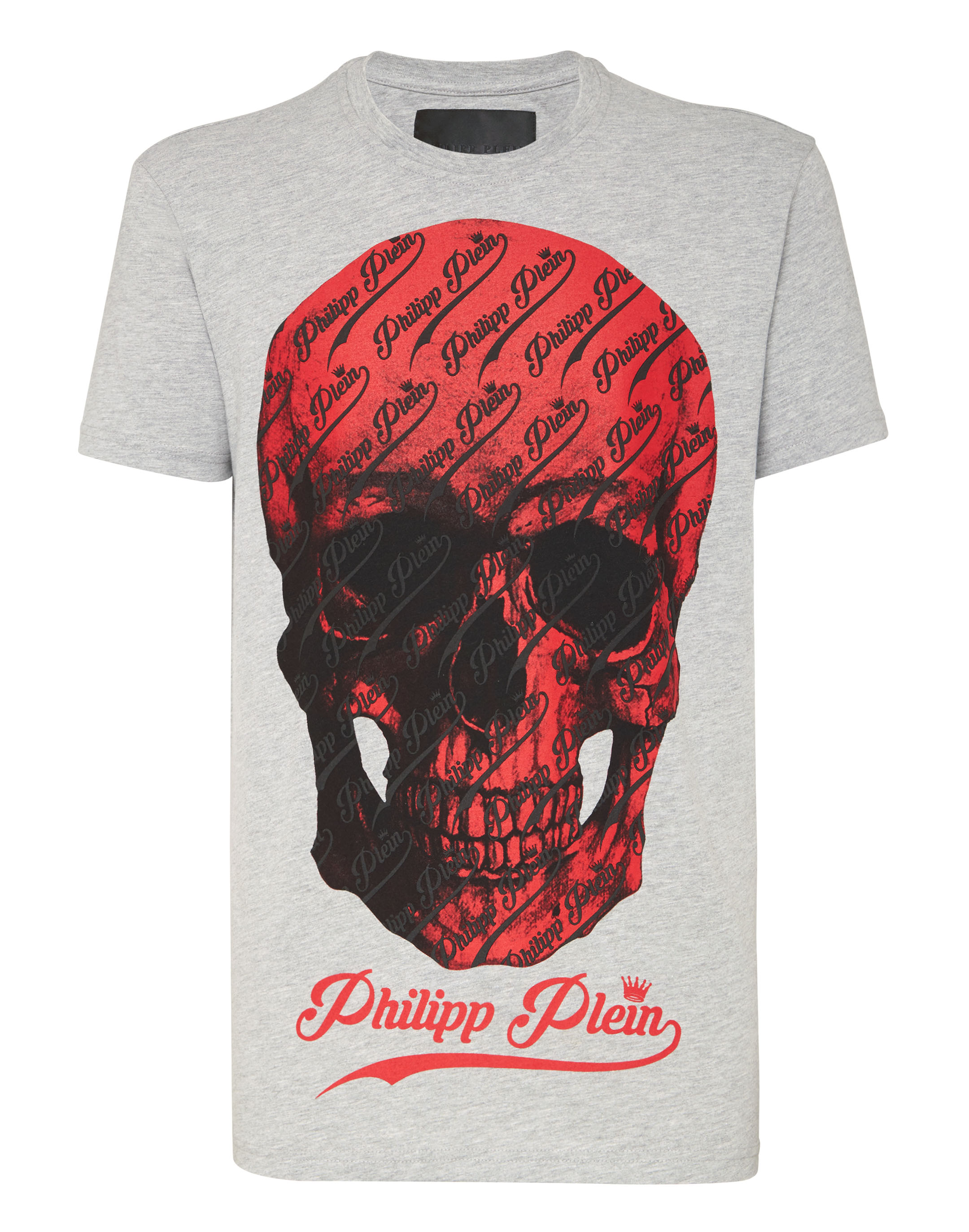 Worden Deuk Handel T-shirt Round Neck SS Allover skull | Philipp Plein Outlet